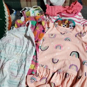 Bundle of 2t rompers and dresses